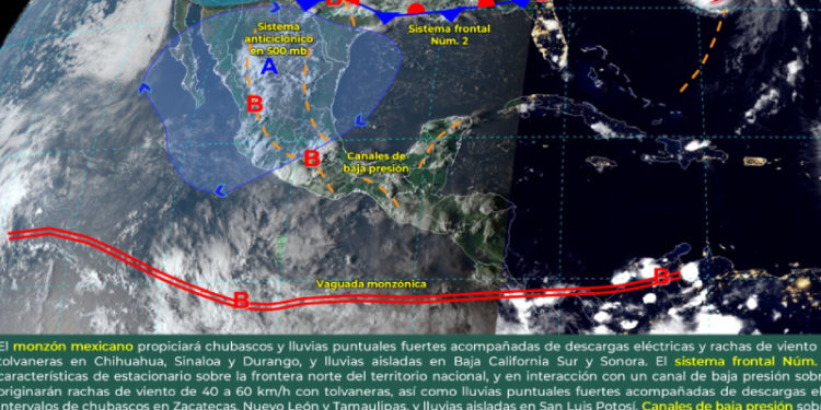 Prevén cielo nublado con chubascos en Quintana Roo