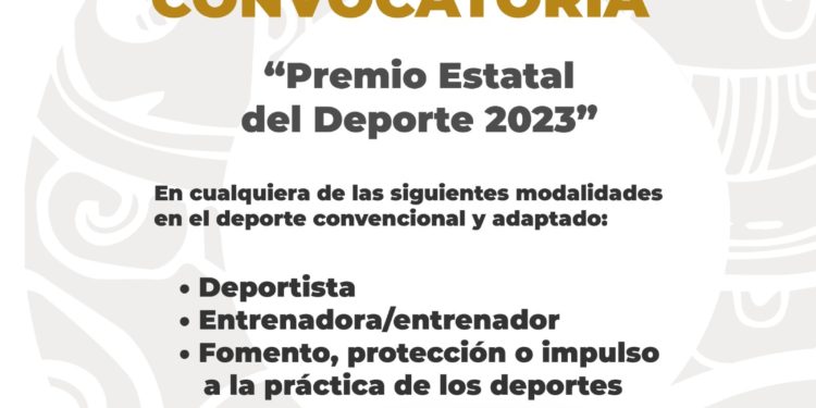 Lanza COJUDEQ convocatoria para el Premio Estatal del Deporte 2023