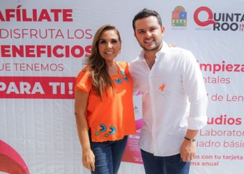 Acompaña Pablo Bustamante a la Gobernadora Mara Lezama en gira por Cancún