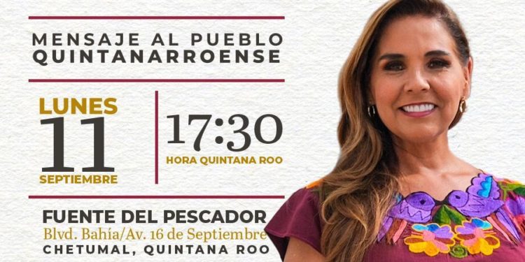 Invita Mara Lezama al pueblo quintanarroense al Primer Informe de Gobierno