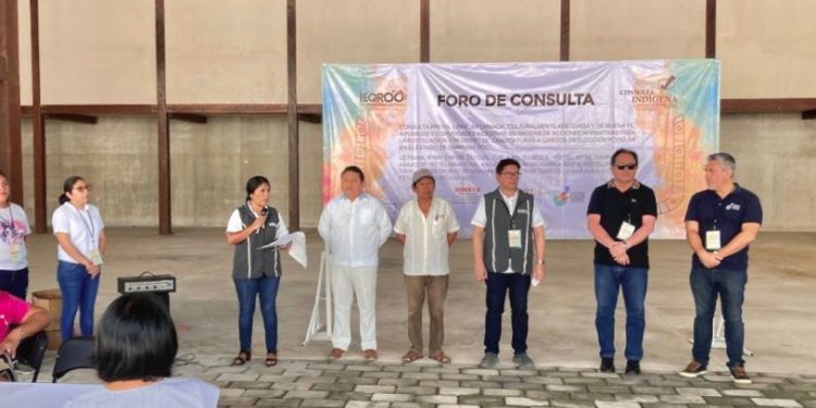 INMAYA e IEQROO fortalecen los derechos políticos-electorales de las comunidades indígenas de Quintana Roo a través de los foros de consulta