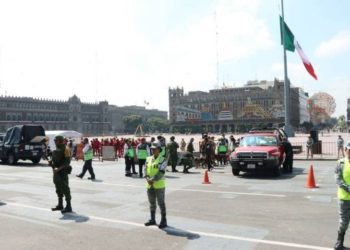 Realizan simulacro nacional en CDMX