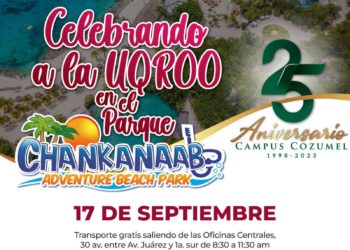 La Fundación de Parques y Museos realizará el “Día UQROO en Chankanaab”, para conmemorar el 25 aniversario del Campus Cozumel