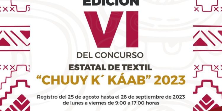 SEDE y FONART lanzan convocatoria para el VI Concurso Estatal de Textil “Chuuy K’Káab 2023