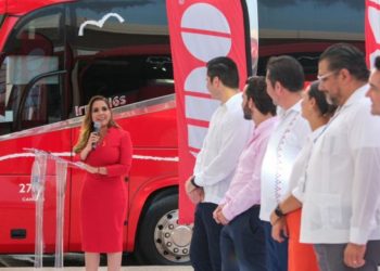 Mara Lezama destaca inversión privada en movilidad para ciudadanos y turistas