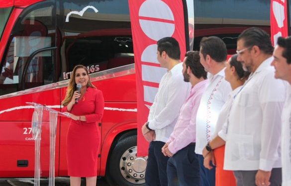 Mara Lezama destaca inversión privada en movilidad para ciudadanos y turistas