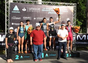 Parque Natural Chankanaab es sede de eventos deportivos internacionales, como el Astri Cozumel en el que participaron 900 atletas