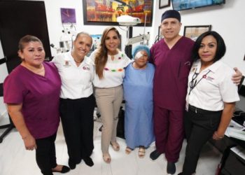 Con cirugías de la vista, Mara Lezama apoya a mujeres y hombres a recuperar su calidad de vida