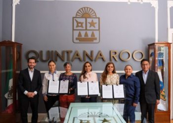 Firma Mara Lezama acuerdo solidario en contra de la explotación sexual en el turismo de Quintana Roo