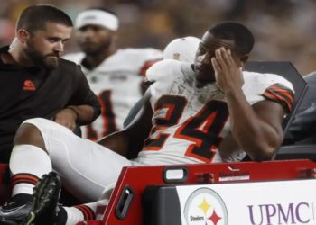 Nick Chubb de los Cleveland queda fuera de la temporada NFL tras sufrir lesión en la rodilla