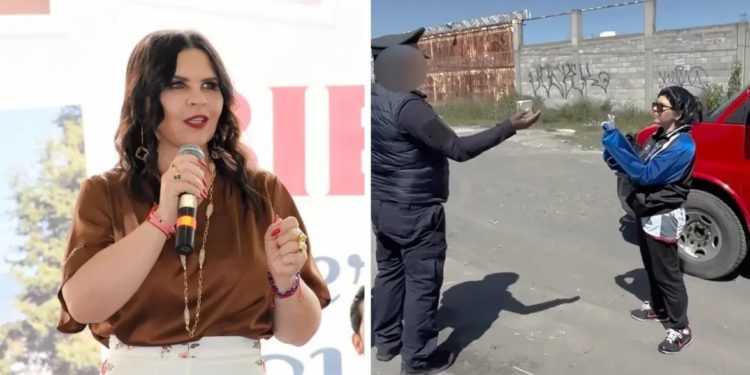 Alcaldesa de Texmelucan se disfraza para atrapar a oficiales de tránsito pidiendo dinero