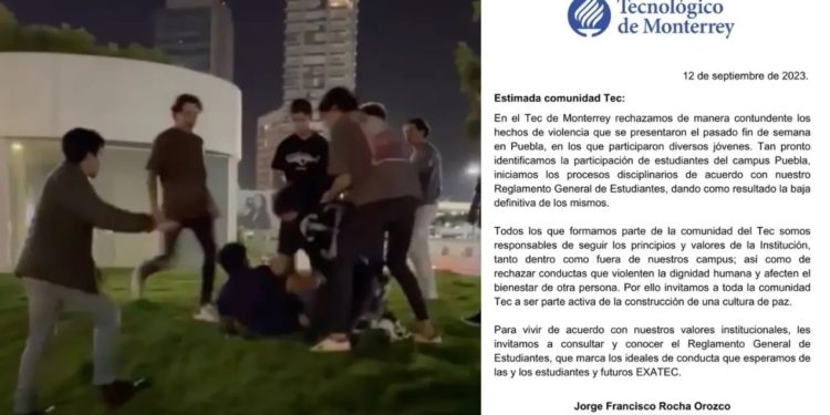 Estudiantes de Campus Puebla son expulsados por agresión en zona Angelópolis