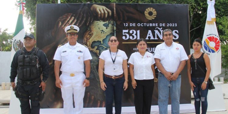 Conmemoran gobierno de BJ el 531aniversario del Día de la Raza