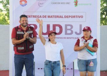 Impulsa Ana Paty Peralta el deporte para una niñez y juventud sana en Cancún