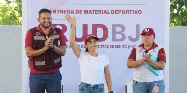 Impulsa Ana Paty Peralta el deporte para una niñez y juventud sana en Cancún