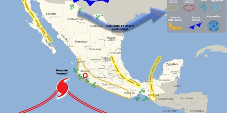 Pronóstico del clima en Quintana Roo