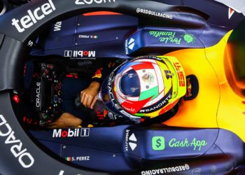 Hamilton le metió presión a Sergio ‘Checo’ Pérez y finalizó en cuarto en la práctica 1 del GP de EU 2023