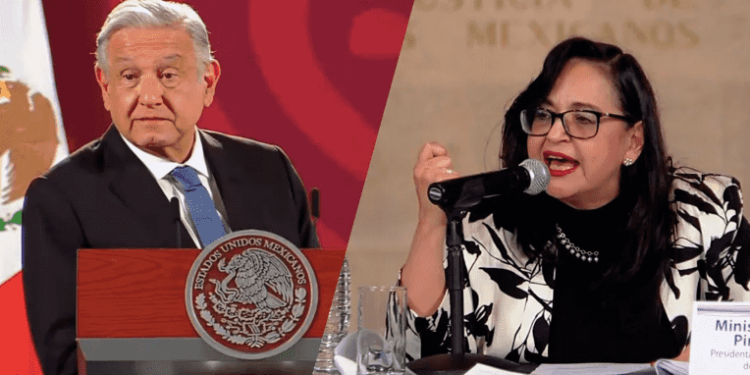 Andrés Manuel López Obrador refirió que no hace falta que la presidenta de la Corte vaya al Senado