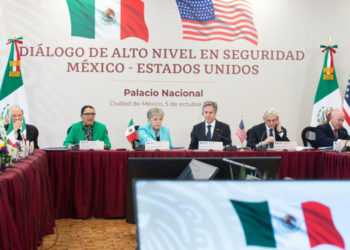 Rosa Icela Rodríguez resaltó que se combate al crimen organizado y refrendó la colaboración con el gobierno de los EU en el marco de la reunión bilateral