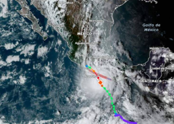 Otis se intensificó a huracán categoría 3 y se localiza a 185 kilómetros al sursureste de Acapulco