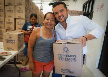 En marcha la cuarta entrega directa y gratuita de “Comemos Tod@s” en Quintana Roo: Pablo Bustamante