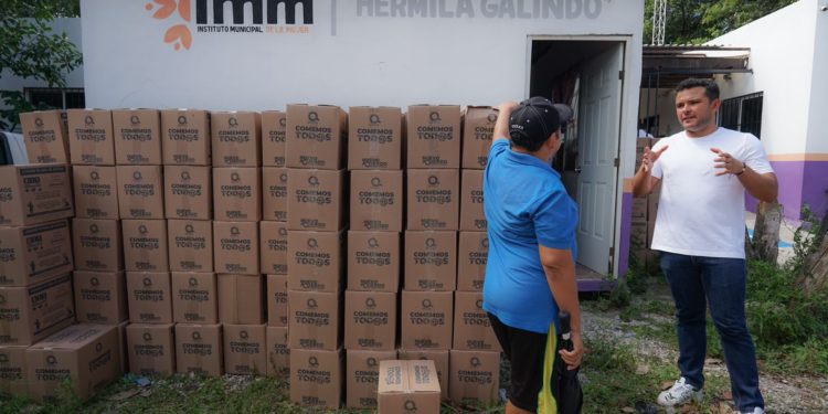 Lleva Pablo Bustamante mensaje de bienestar y seguridad alimentaria a las familias