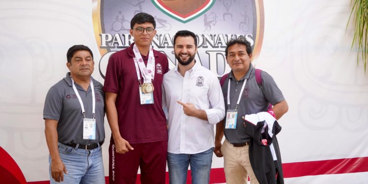 Edson Arce conquista par de oros para Quintana Roo en los Paranacionales CONADE 2023