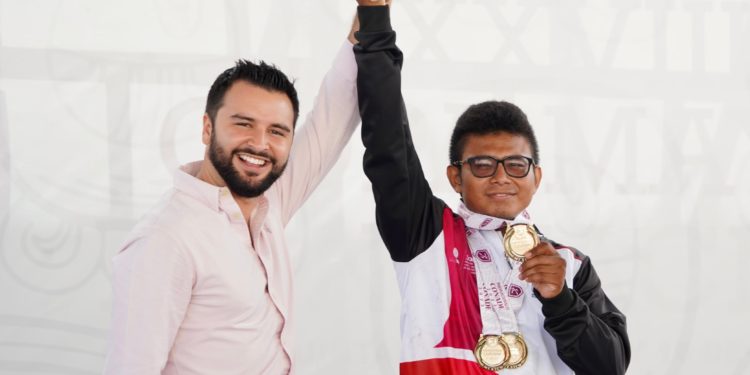 José Manuel Pacheco Alamilla se despide de los Paranacionales CONADE conquistando tres oros