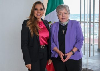 Mara Lezama se reunió con la Canciller Alicia Bárcena