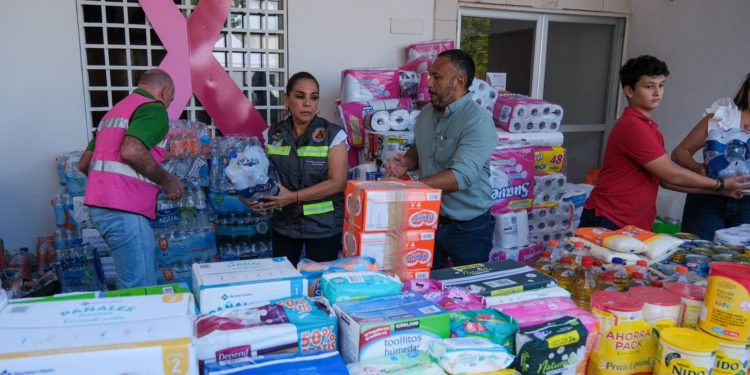 Envía Mara Lezama apoyo para las personas afectadas de Guerrero