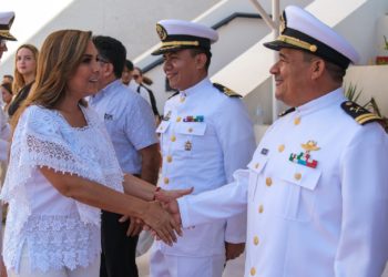 Mara Lezama encabeza conmemoración del 202 aniversario de la creación de la Armada de México