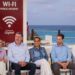 Da inicio Mara Lezama a internet gratuito y público en playas de Cancún