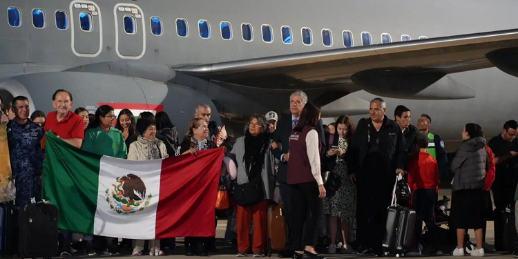 Suman 721 mexicanos rescatados del conflicto entre Israel y Palestina