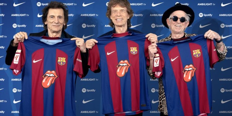 FC Barcelona lucirá el logo de la banda los Rollings Stones
