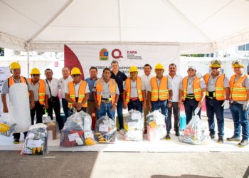 Entregan equipo y prendas de protección para trabajadores operativos de la CAPA