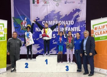 Pesistas quintanarroenses conquistan 25 preseas en el Campeonato Nacional Infantil de Halterofilia