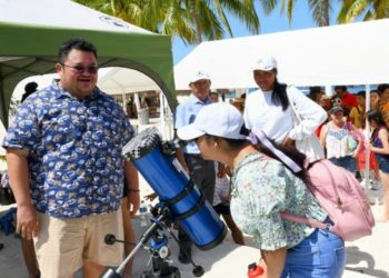 Chankanaab recibió a las familias cozumeleñas que atestiguaron el eclipse anular de sol
