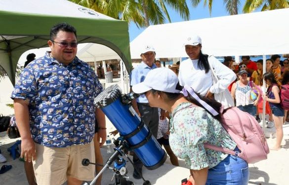 Chankanaab recibió a las familias cozumeleñas que atestiguaron el eclipse anular de sol