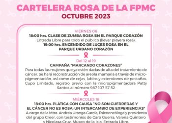 La FPMC anunció una serie de actividades en el marco del Día de la Lucha Contra el Cáncer de Mama