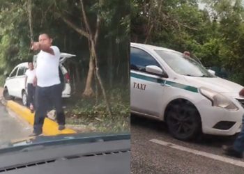 Denuncia conductor de Uber a taxistas tras recibir agresiones en Cancún