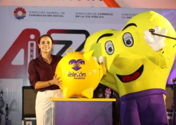 Invita Ana Paty Peralta a contribuir con el Teletón