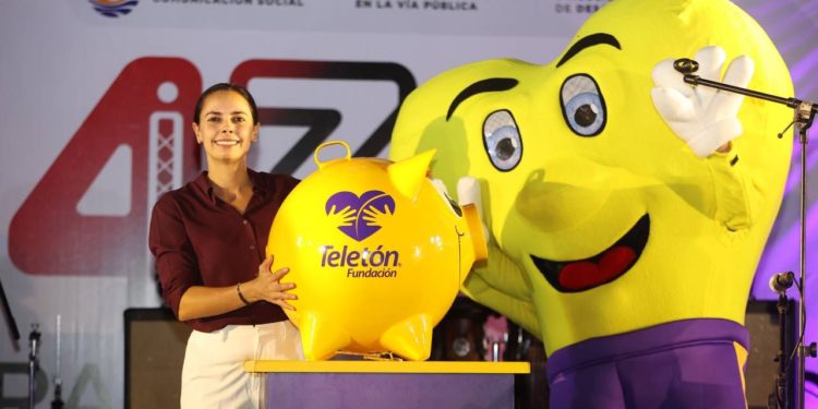 Invita Ana Paty Peralta a contribuir con el Teletón