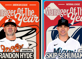 Skip Schumaker, de la Nacional y Brandon Hyde, de la Americana, son los coaches del 2023 en las Grandes Ligas