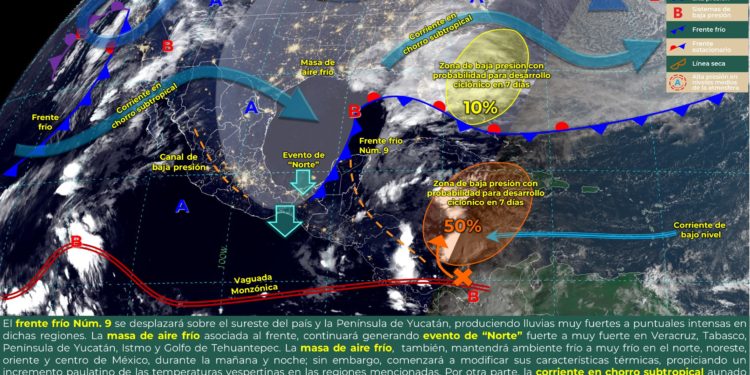 Pronostico del clima en Quintana Roo