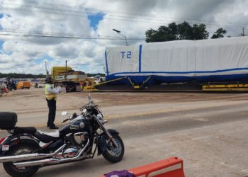 Llega el tercer vagon del Tren Maya a Cancún