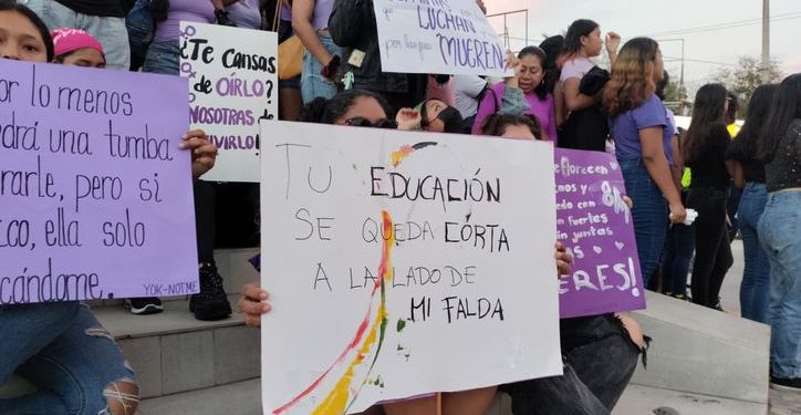 Mujeres feministas de Quintana Roo exigen a las autoridades generar acciones para erradicar la Violencia de Género