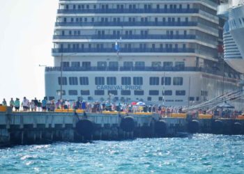 Más de mil cruceristas arriban al Puerto Costa Maya en Mahahual