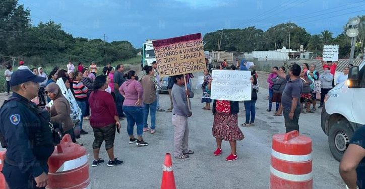 Habitantes de Othón P. Blanco reclaman daños en sus viviendas tras explosión por obras del Tren Maya