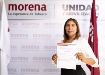 Mari Lu se registra como aspirante a la alcaldía de Huimanguillo