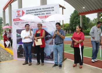 Inauguran espacio multideportivo en Tacotalpa